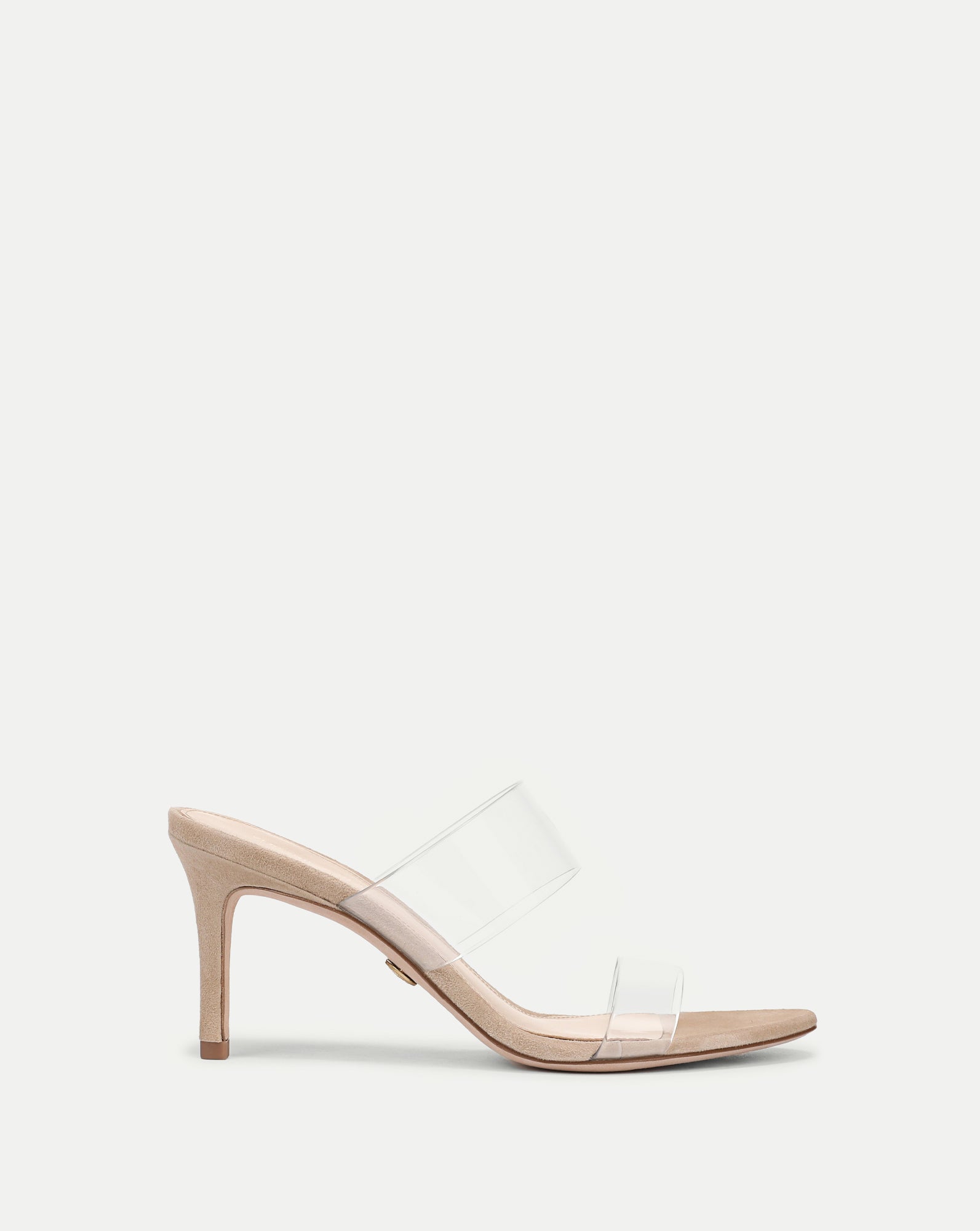Asha Mid-Heel Sandal Sand Clear
