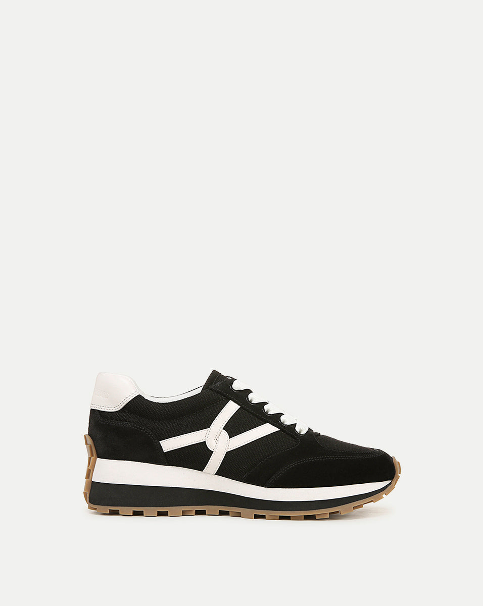 Valentina Sneaker Black White by Veronica Beard