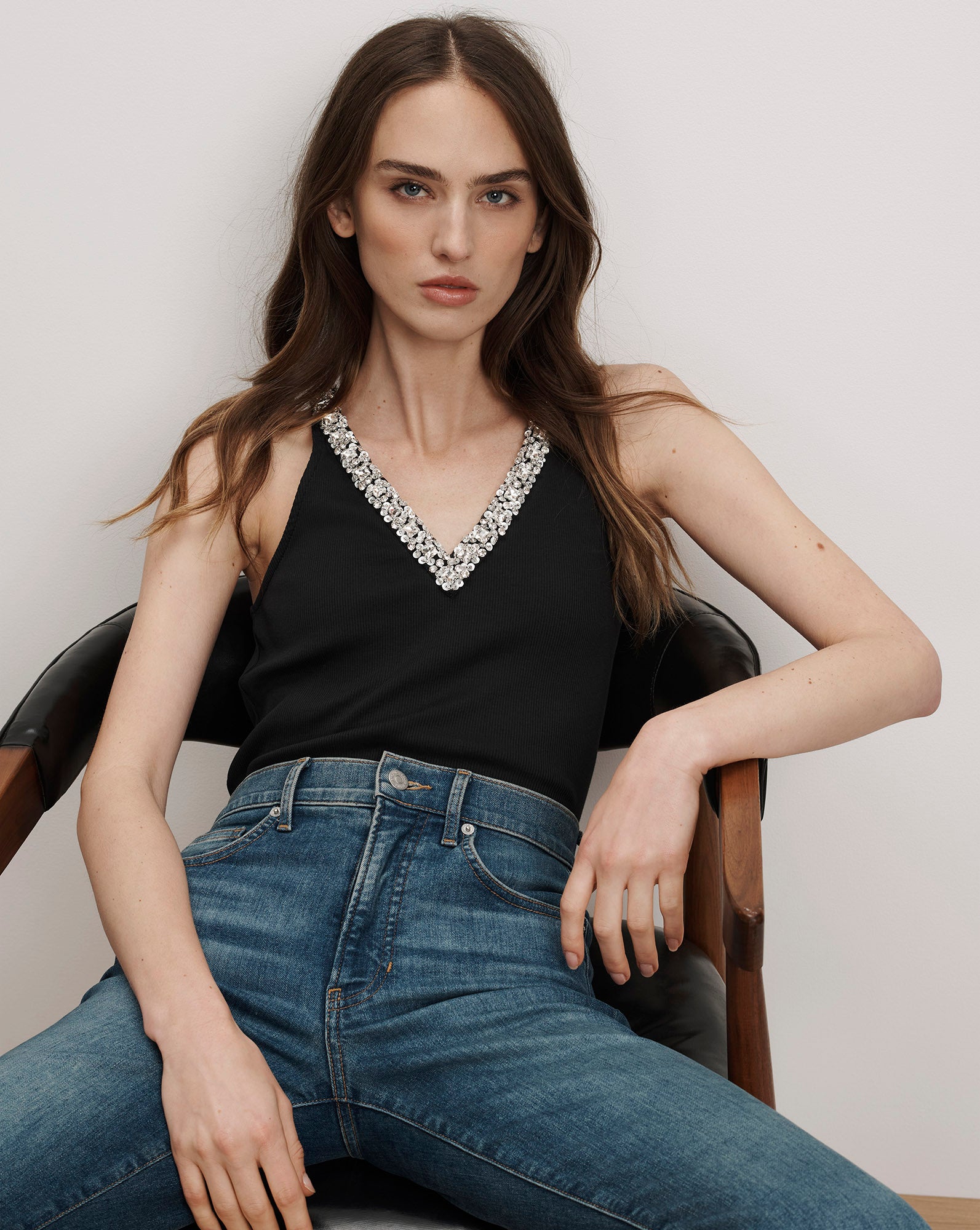 Ayres Embellished Tank Top