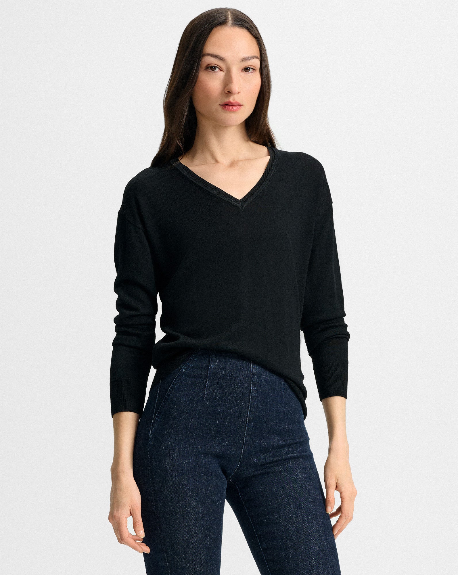 Milette Merino Wool Pullover by Veronica Beard