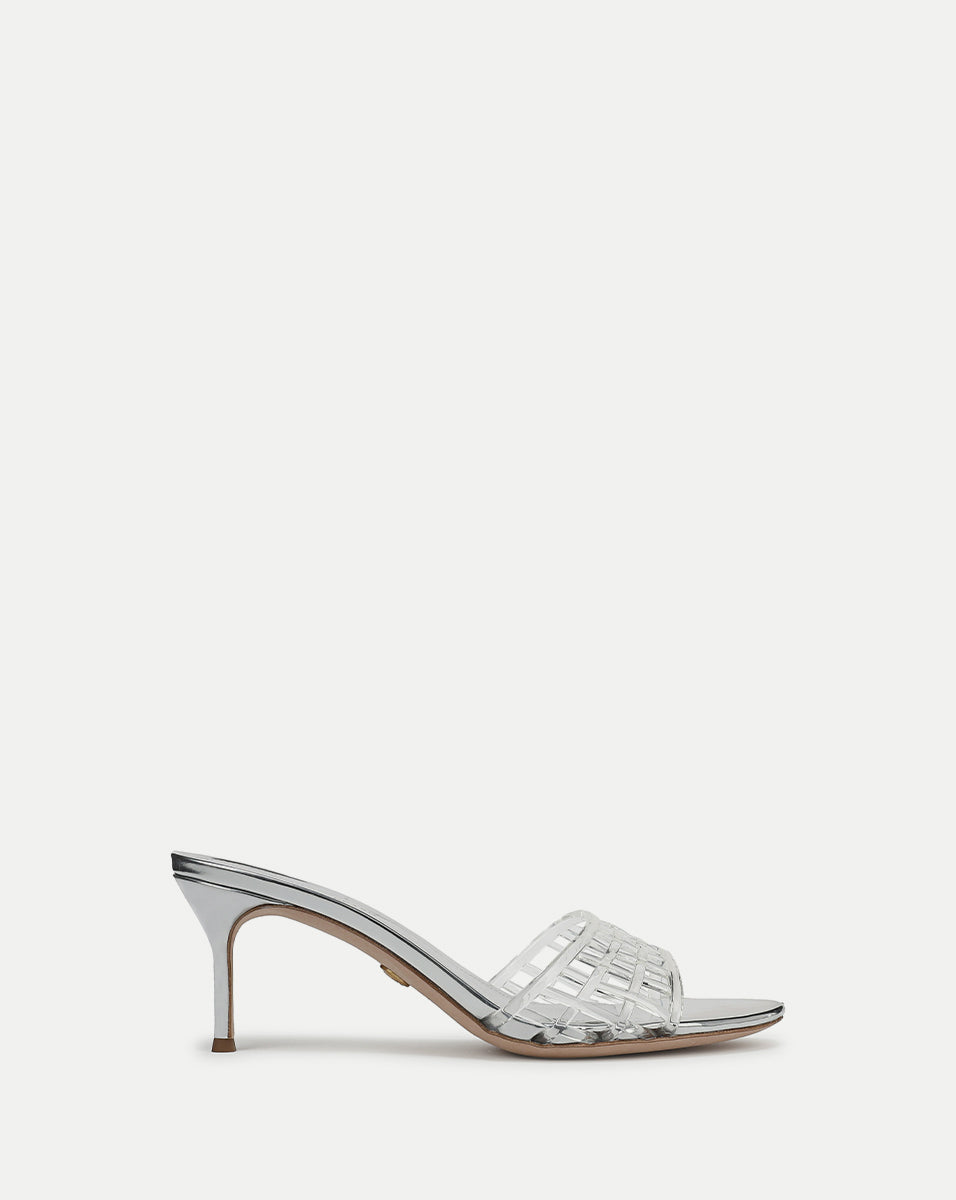 Tia Jelly Sandal Clear Silver