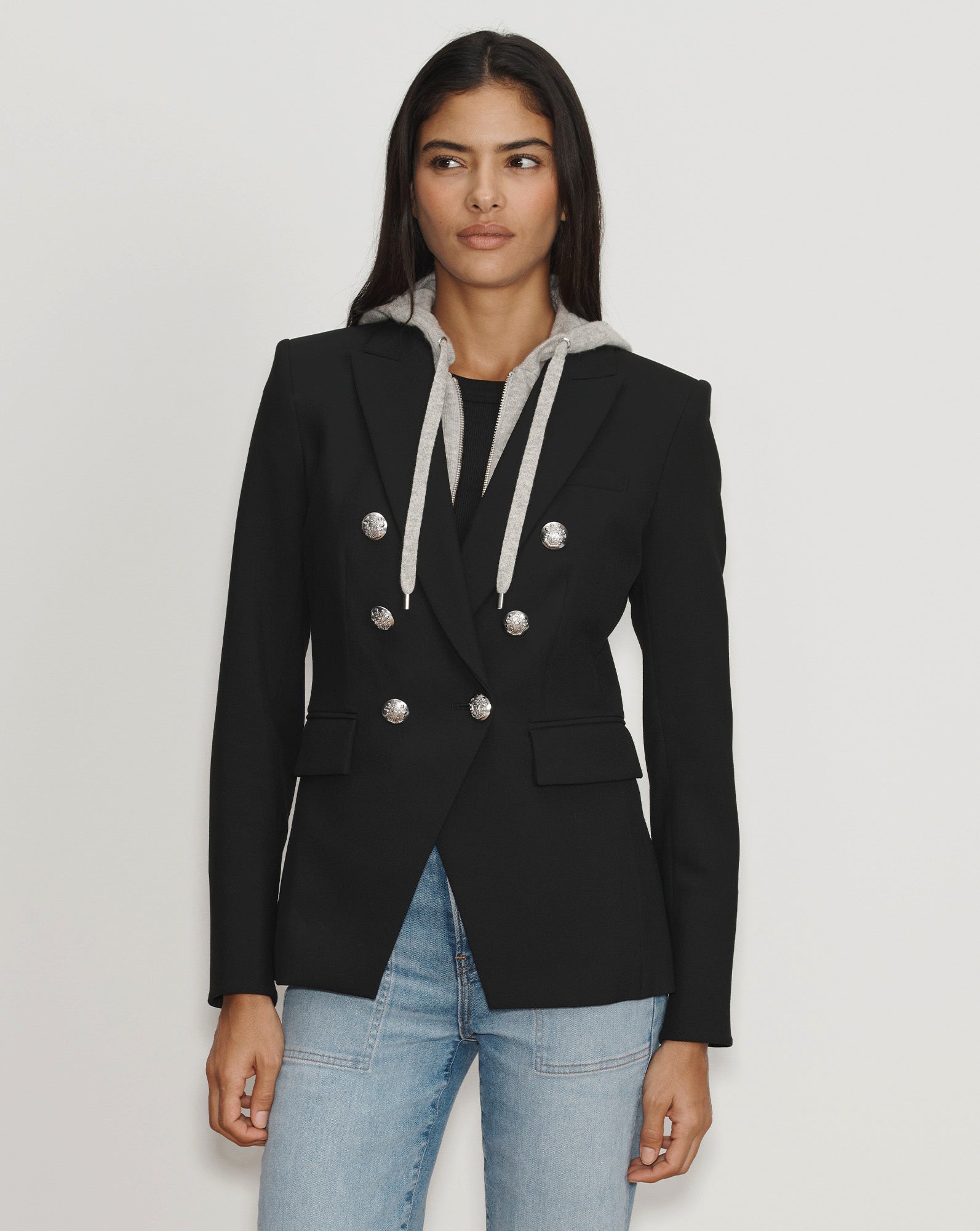Miller Dickey Jacket Black Silver