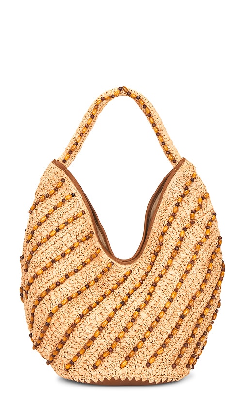 Paisley Hobo Bag in Neutral.