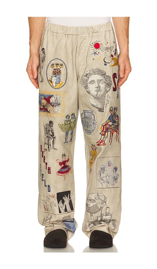 Northfield Pant in Beige. by Samuel Zelig