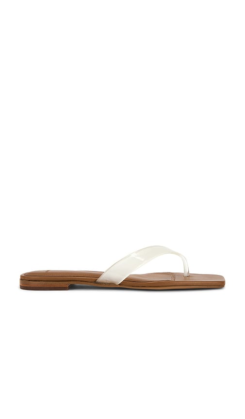 San Juan Thong Sandal in White.