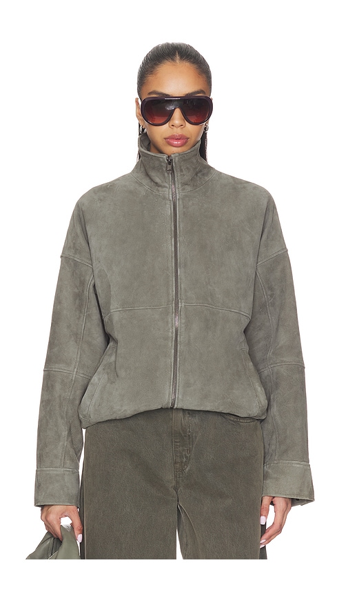 x Jasmine Tookes Cori Jacket in Olive.