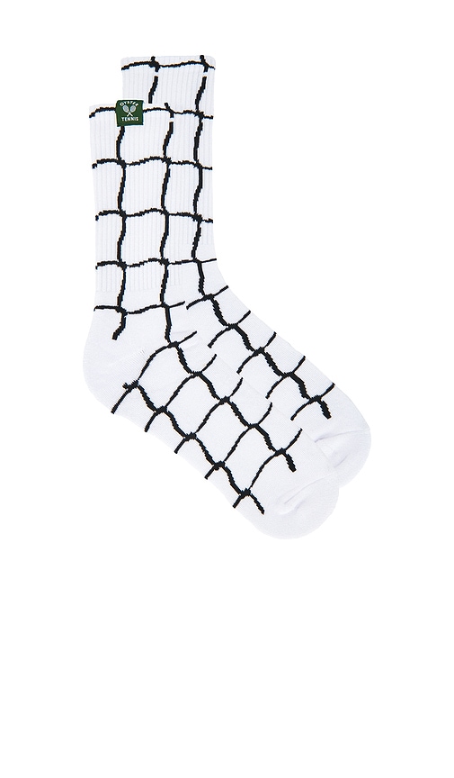 Net Socks in White.