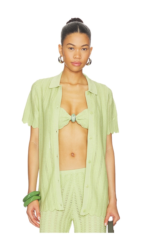 Irene Top in Green.
