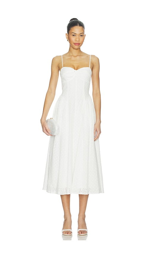 Destene Dress in White.
