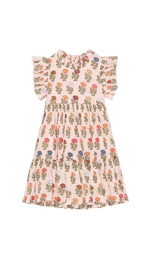 Girls Jennifer Dress in Pink.