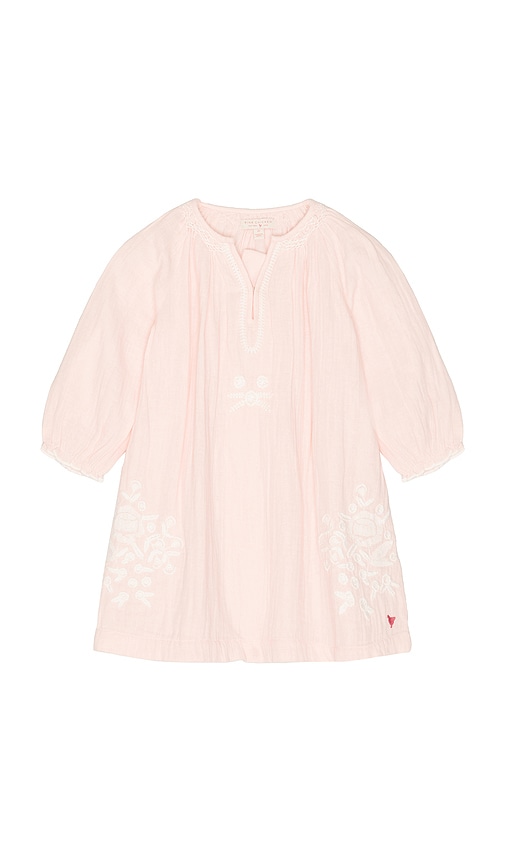 Girls Ava Dress in Pink.