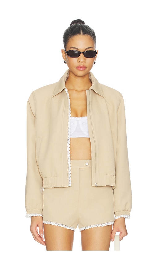 x REVOLVE Reid Jacket in Tan.