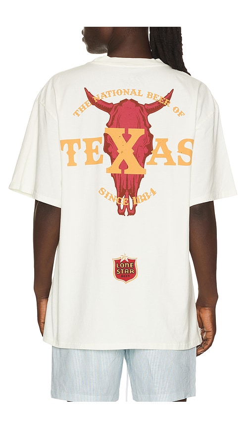 Lonestar Texas Tee in Cream.