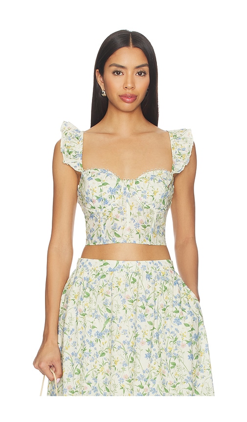 Wedelia Top in Green. by ASTR the Label