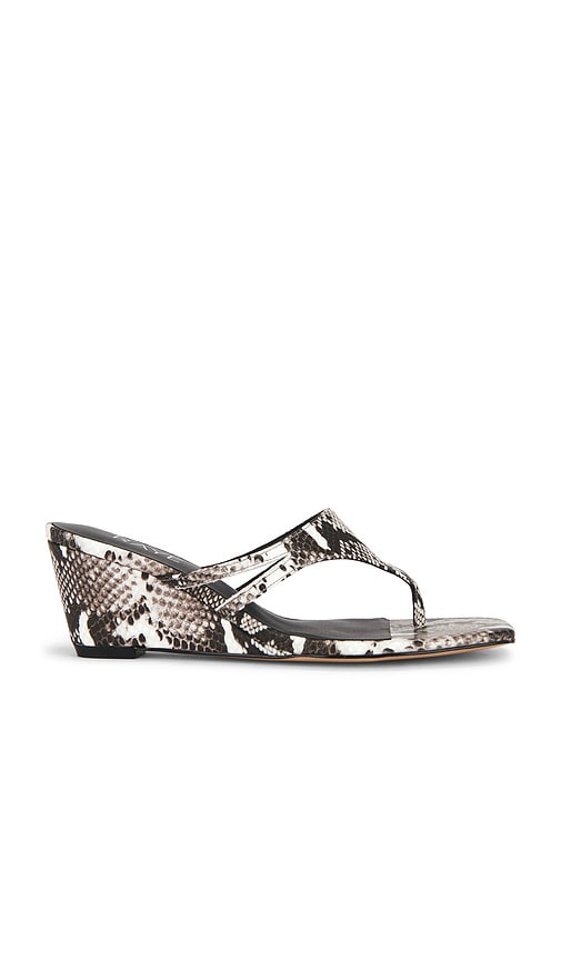 Raquel Wedge in Taupe,White.