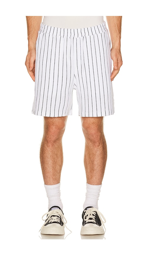 Sajabari Shorts in White. by SAMSOE SAMSOE