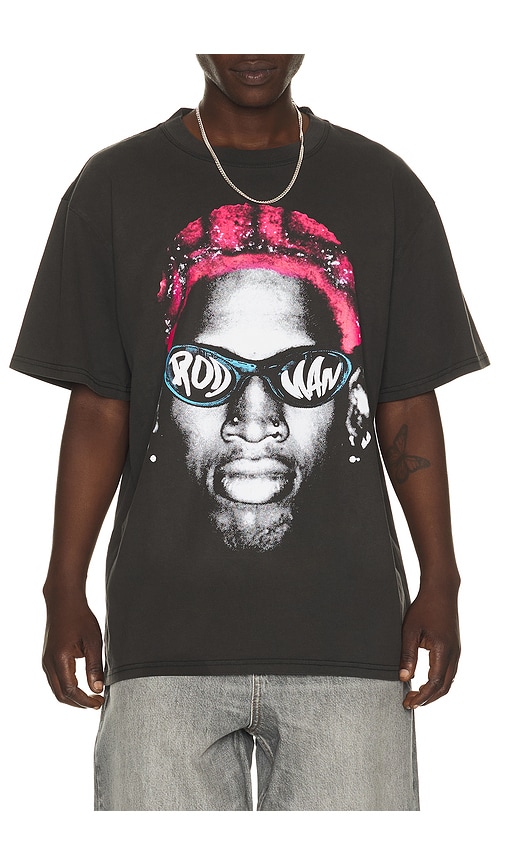 Dennis Rodman Create Havoc Tee in Black.