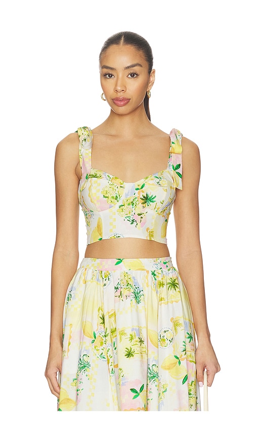 Kaleigh Top in Lemon.