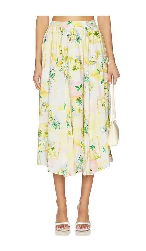 Kaleigh Skirt in Lemon.