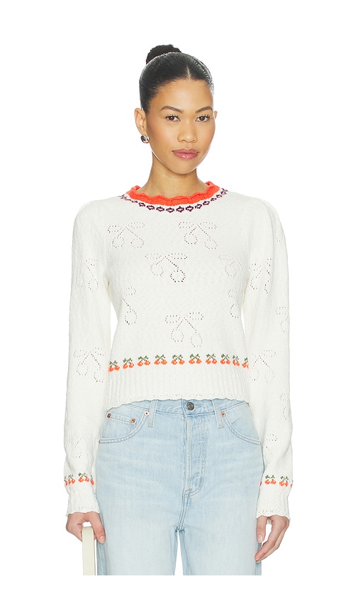 Tilly Pullover Sweater in Ivory.