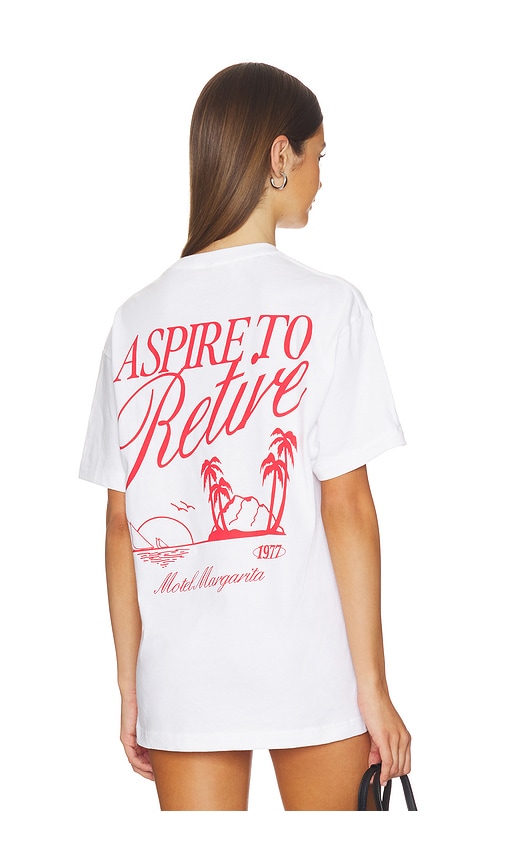 Retire Tee in White.