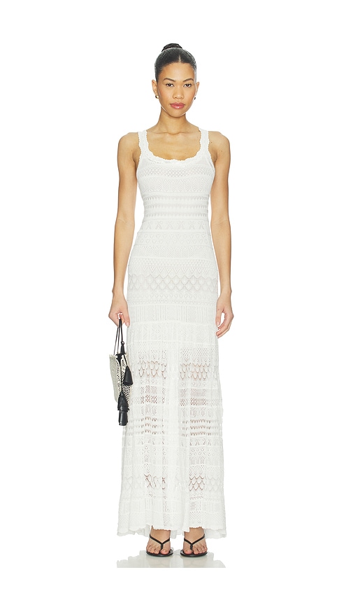 Solenne Dress in White.