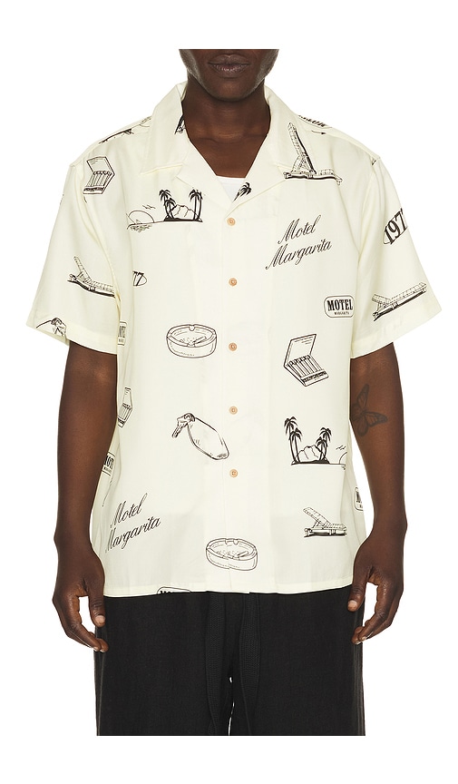 No Vacancy Shirt in Cream.