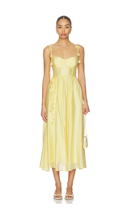 Halcyon Dress in Yellow.