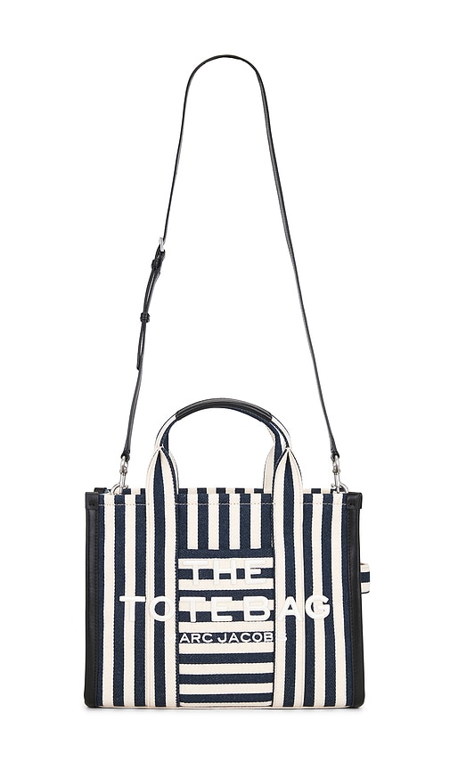 The Medium Tote in Navy,White. by Marc Jacobs