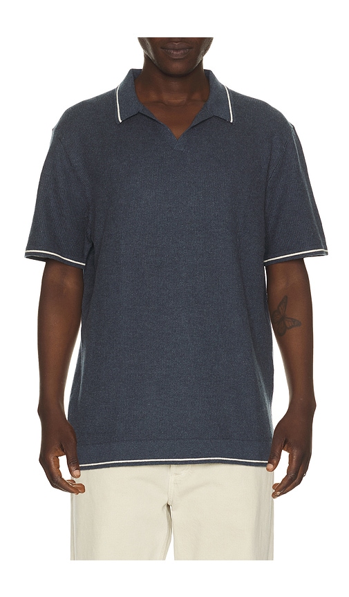 Liam Sweater Polo in Navy.