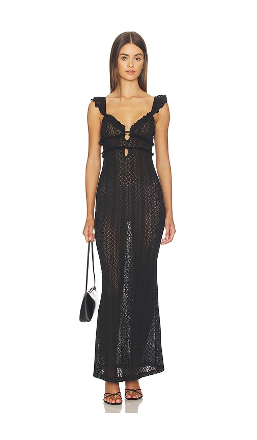Macie Maxi Dress in Black.