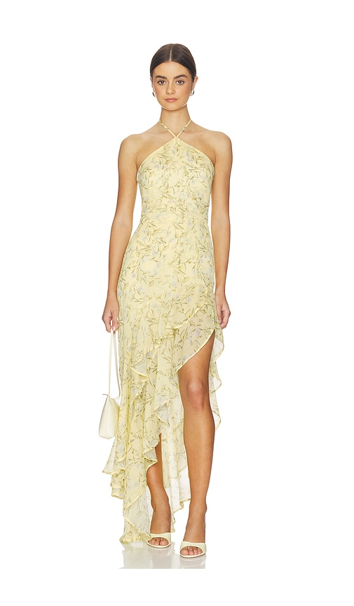 Carlina Dress in Lemon.