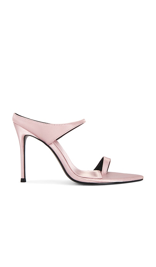 x REVOLVE Donatella Toe Ring Mule in Pink.