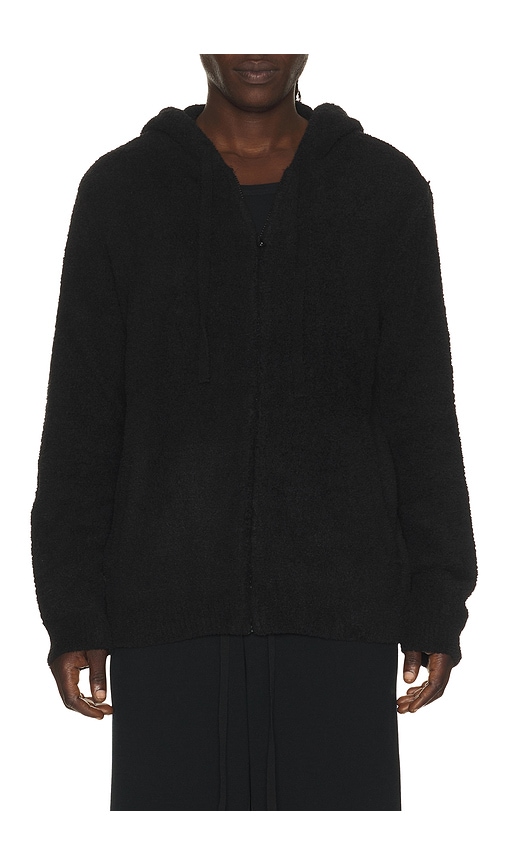 Cozychic Zip Up Hoodie in Black.