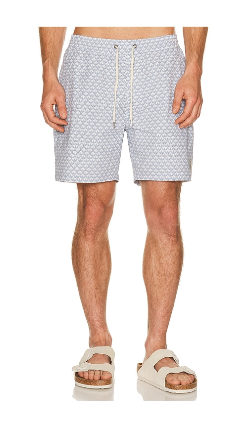 6 Lined Sport & Swim Shorts in Blue.