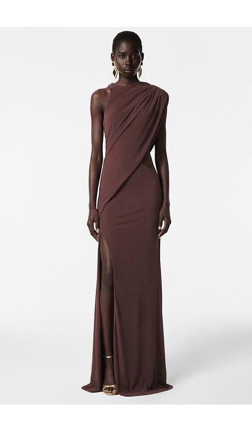 Rielle Dress in Brown. by REVOLVE LOS ANGELES