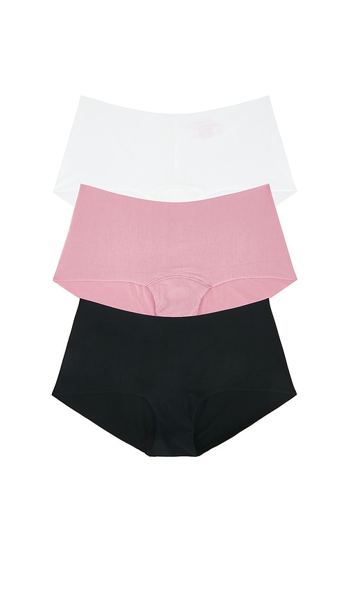 Butter Hipster Panty 3-pack in White,Pink.
