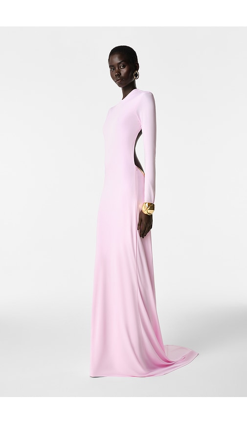 Vespera Maxi Dress in Pink.