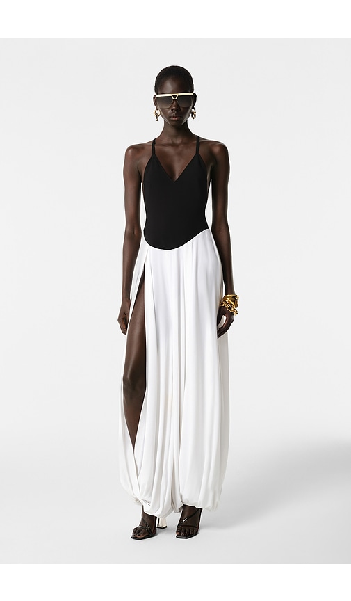 Mika Jumpsuit in Black & White. by REVOLVE LOS ANGELES