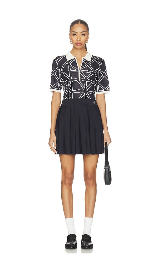 Viviana Dress in Navy. by Malbon Golf