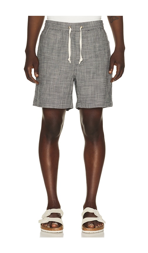 6 Saturday Beach Short in Blue.