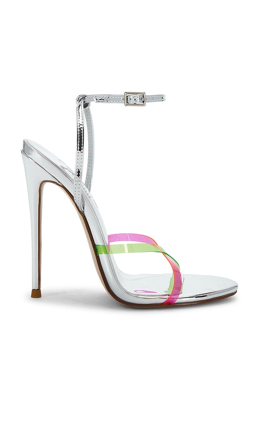 x REVOLVE Ale Sandal in Metallic Silver.