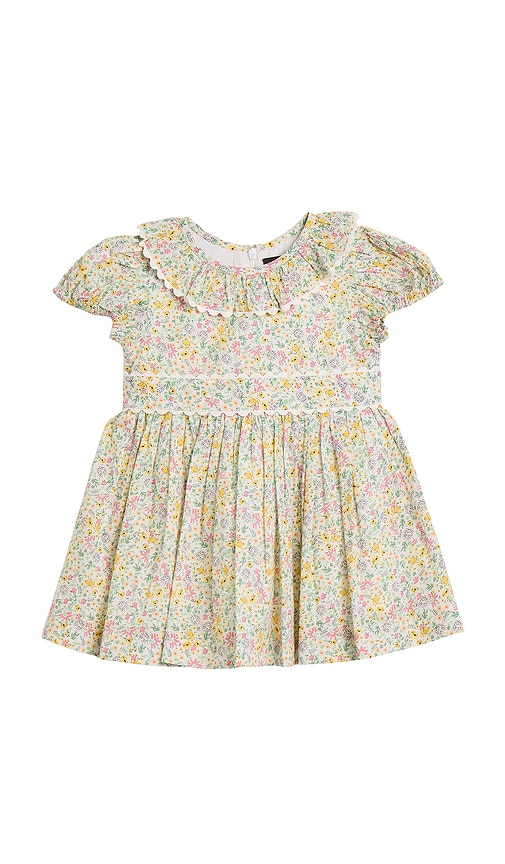 Ditsy Floral Mini Dress in Lemon.