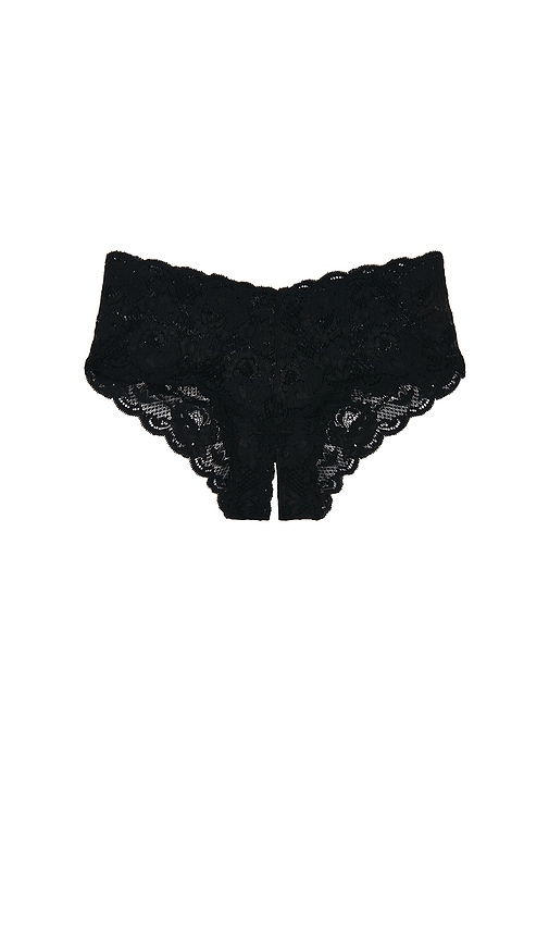 Never Say Never Naughty Low Rise Hotpant in Black.
