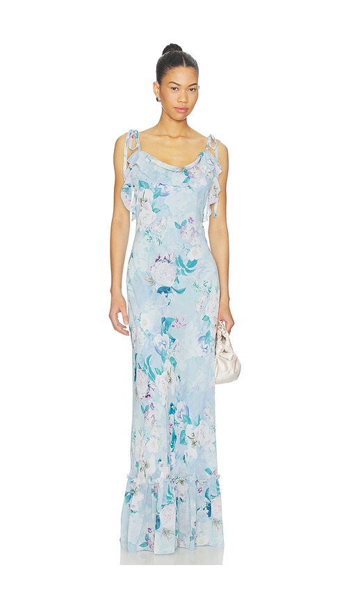 Malenna Dress in Baby Blue.