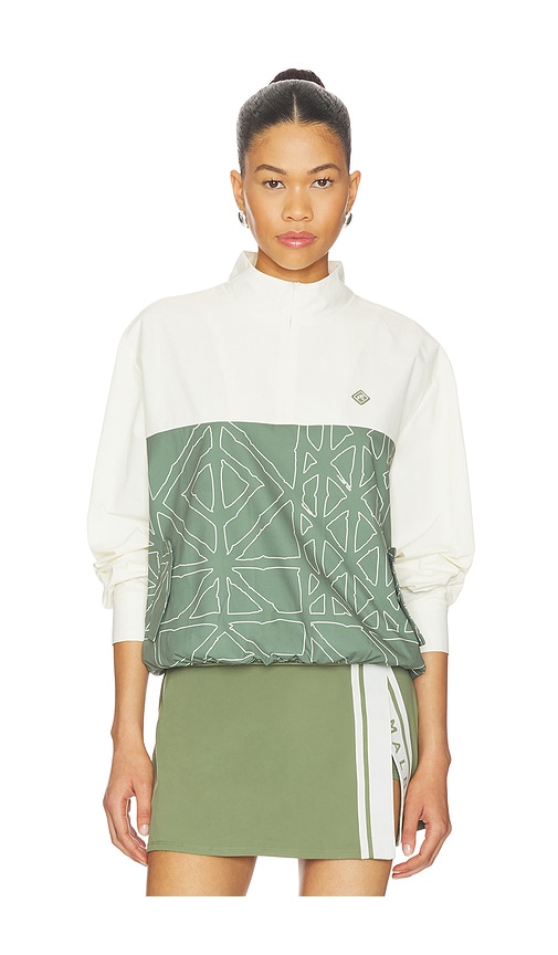 Rosa Pullover in Cream,Olive. by Malbon Golf