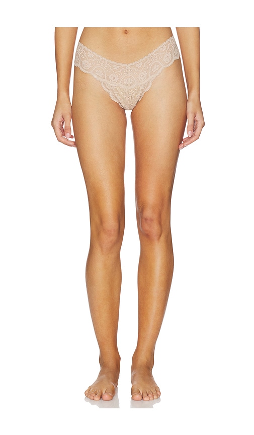 Tulip Tanga Panty in Beige.