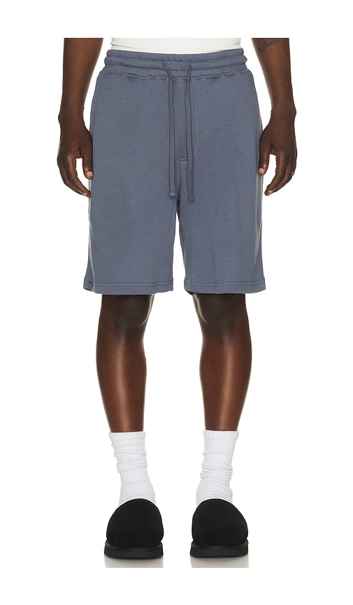 French Terry Short in Blue.