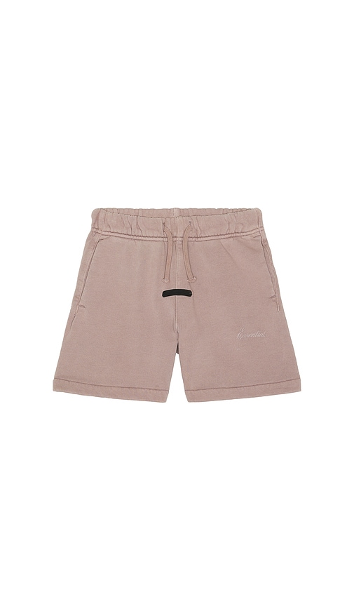 Kids Signature Classic Short in Mauve. by Fear of God ESSENTIALS