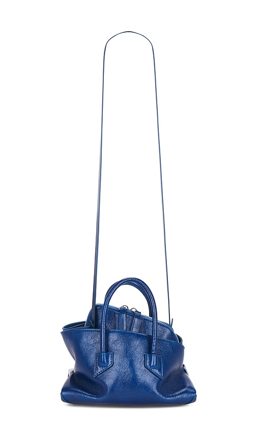La Passeggiata Mini Top Handle Bag in Blue.